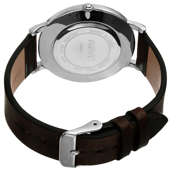 August Steiner Quartz Crystal Blue Dial Men's Watch AS8273BRBU August Steiner Quartz Crystal Blue Dial Men's Watch AS8273BRBU - 546x546 Image #4