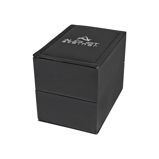 August Steiner Crystal Glitz Rose Gold-Tone and White Ceramic Ladies Watch AS8052RG - 546x546 Image #4