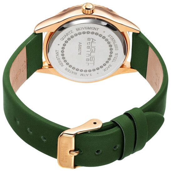 August Steiner Quartz Green and Gold Dial Ladies Watch AS8275GN August Steiner Quartz Green and Gold Dial Ladies Watch AS8275GN - 546x546 Image #4