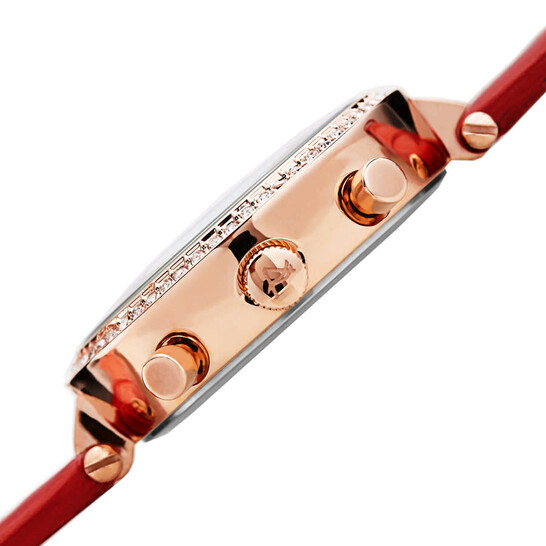 August Steiner Quartz Diamond Red Dial Ladies Watch AS8288RD - 546x546 Image #3