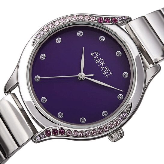 August Steiner Quartz Purple Dial Ladies Watch AS8279PU - 546x546 Image #2