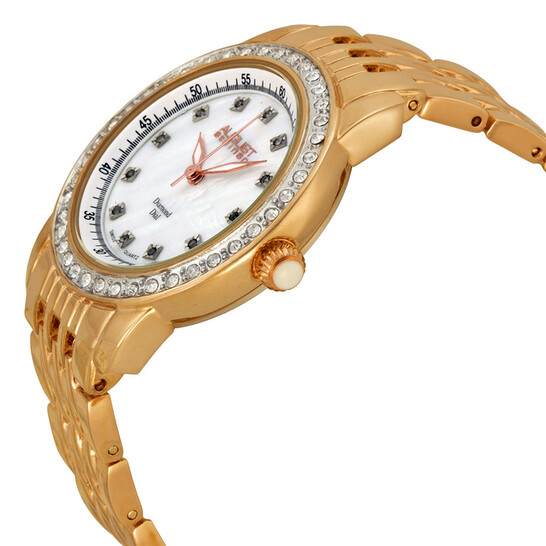 August Steiner Mother of Pearl Dial Rose Gold-tone Ladies  display picture 2