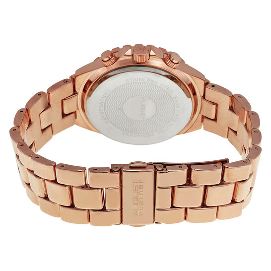 August Steiner Mother of Pearl Dial Rose Gold-tone Ladies  display picture 3