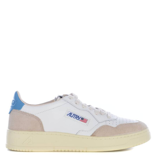 Autry Men's Blue Medalist Low-Top Sneaker, Brand Size 41