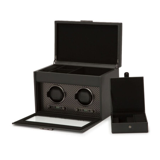 Axis Double Watch Winder with Storage - 546x546 Image #4