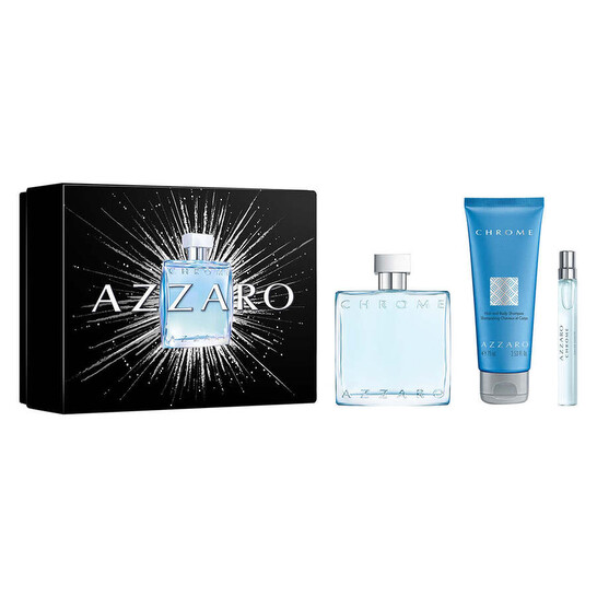 Azzaro Chrome 200ml アトマイザー付き Amazon.com: Azzaro Chrome Eau de Toilette - Fresh Aquatic