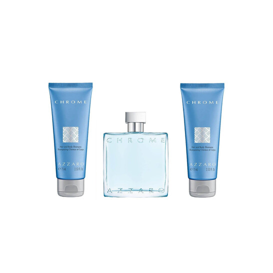 Azzaro Men's Chrome Gift Set Fragrances 608940589144 - Fragrances