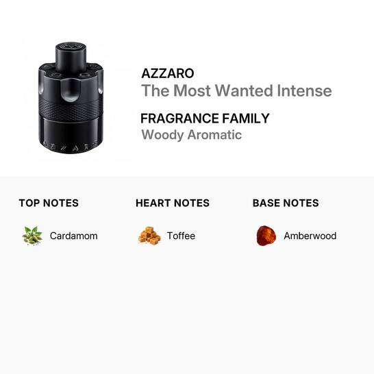 Azzaro Men's The Most Wanted Intense EDP Spray 1.7 oz Fragrances