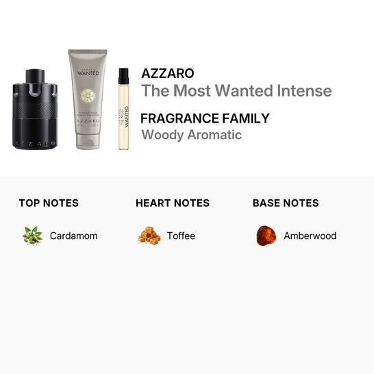 Azzaro Men's The Most Wanted Intense Gift Set Fragrances