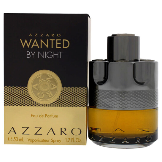 Azzaro Men's Wanted By Night EDP Spray 1.7 oz (50 ml