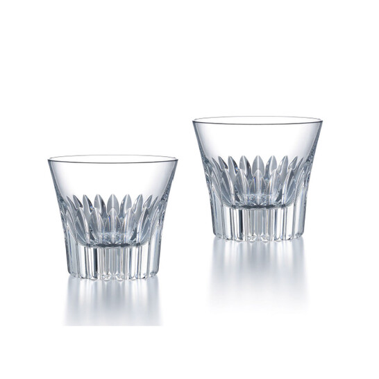 Baccarat Everyday Crysta Tumbler #3 Old Fashion, Pair 2815965