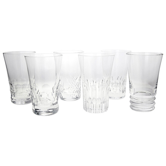 バカラ　No. 1 Baccarat クリスタル バカラ花瓶 フラワーベース 高さ約21cm