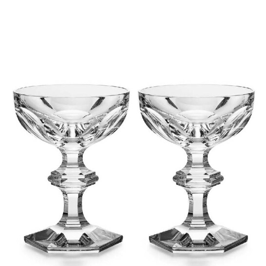 Baccarat Harcourt 1841 Set Of 2 Champagne Coupe 2811798 - Jomashop