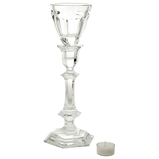 Baccarat Our Fire Candleholder with Gold Shade by Philippe Starck