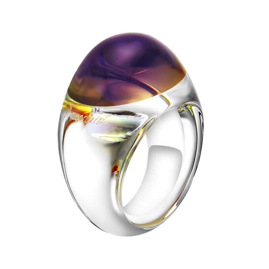まろん Baccarat リング Baccarat Ring 52 MM: Crystal Elegance