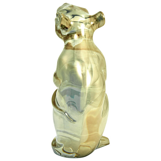 Baccarat Crystal Zodiaque Mouse 2020 Figurine in Goldtone