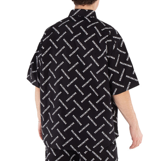 Tシャツ・カットソー BALENCIAGA ALLOVER LOGO TOP Balenciaga Allover Logo T Shirt | Grailed