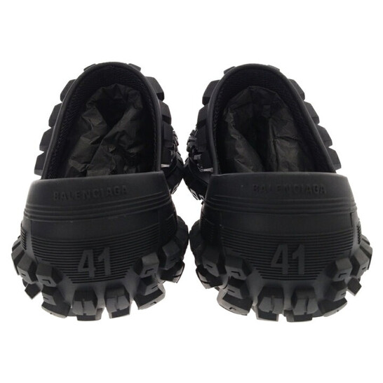 靴 BALENCIAGA defender 41 black Balenciaga Black Defender Tread Clogs, Brand Size 41 ( US
