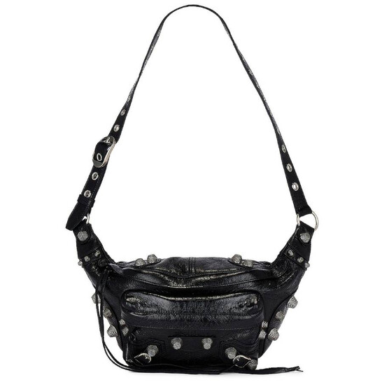 Balenciaga Black Lambskin Medium Le Cagole Beltpack 742014