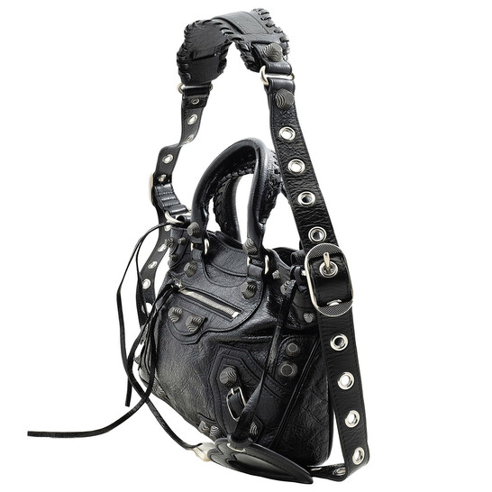 Balenciaga Black Leather Le Cagole Tote Bag 751521 1VG9Y