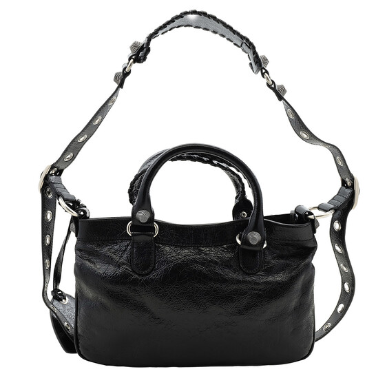 BALENCIAGA｜TOTEBAGS (751521 1VG9Y 9104) Balenciaga Black Leather Le Cagole Tote Bag 751521 1VG9Y