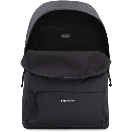 Balenciaga Black Recycled Nylon Explorer Backpack 5032212VZ371000