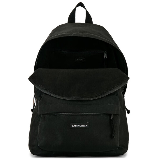 Balenciaga Black Recycled Nylon Explorer Backpack 5032212VZ371000