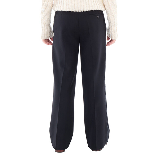 Balenciaga Black Side Stripe Rental Tuxedo Pants, Size Small