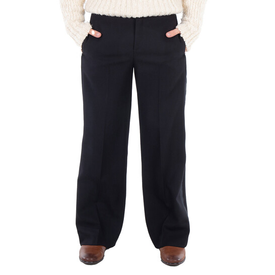 パンツ BALENCIAGA-2 Tuck Slacks Pants Men's Loose Pants in Black | Balenciaga US