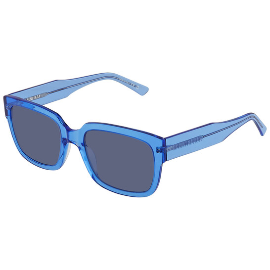 Balenciaga Blue Sport Unisex Sunglasses BB0049S 006 55