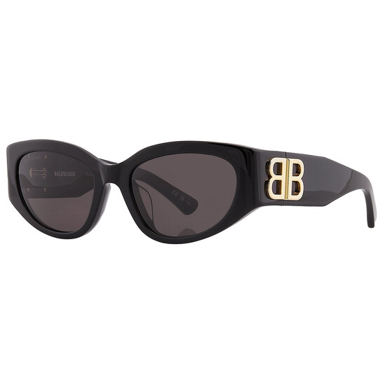 Balenciaga Gray Cat Eye Ladies Sunglasses BB0324SK 002 55  display picture 1