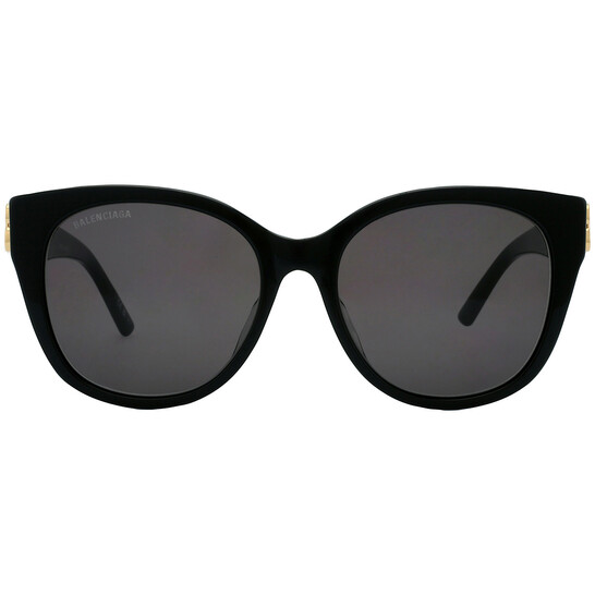 Balenciaga Grey Cat Eye Ladies Sunglasses BB0103SA 001 57