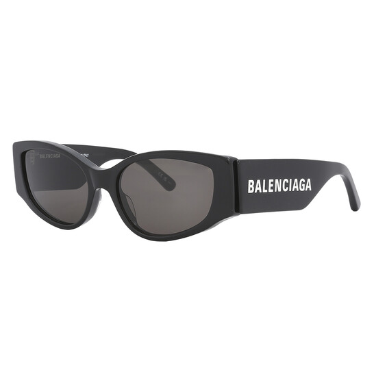 サングラス BALENCIAGA Woman Sunglasses Grey BB0258S 001 Balenciaga Grey Cat Eye Ladies Sunglasses BB0258S 001 58