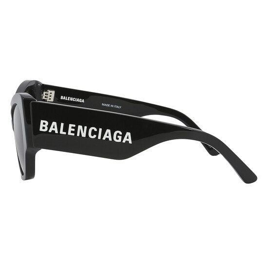 BALENCIAGA エイリアンフレムサンクラス BB0259S 001 Balenciaga Grey Cat Eye Ladies Sunglasses BB0259S 001 58