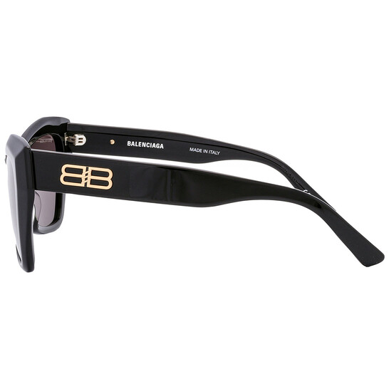 Balenciaga Grey Cat Eye Ladies Sunglasses BB0271S 001 56