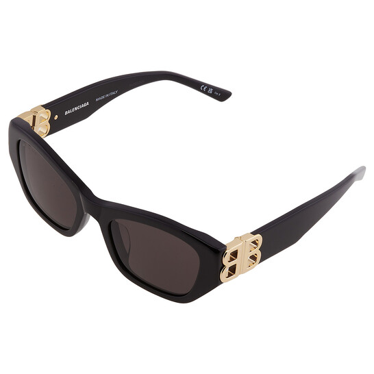 Balenciaga Grey Cat Eye Ladies Sunglasses BB0311SK 001 53