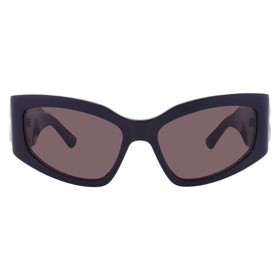 Balenciaga Grey Cat Eye Ladies Sunglasses BB0321S 007 57