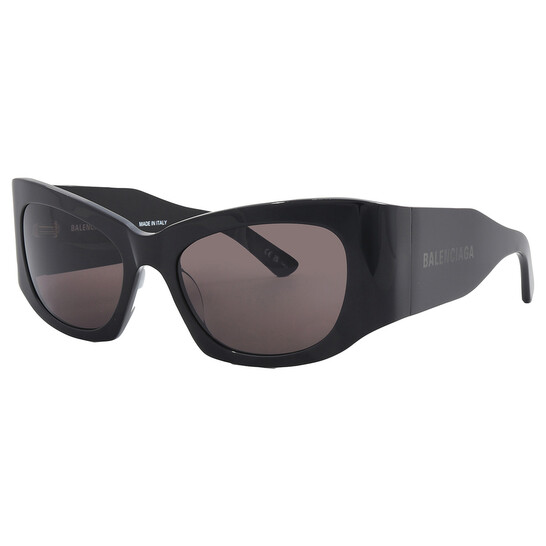 Balenciaga Grey Cat Eye Ladies Sunglasses BB0327S 001 54
