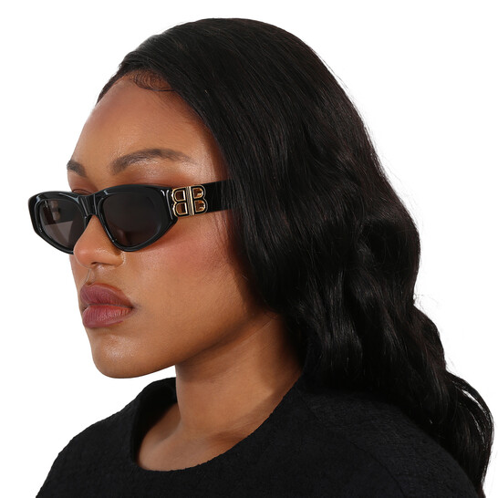 ◆BALENCIAGA◆BB0095S-001 Sunglasses ブラック＆ゴールド Balenciaga BB0095S 001 Dynasty D-Frame Sunglasses - US