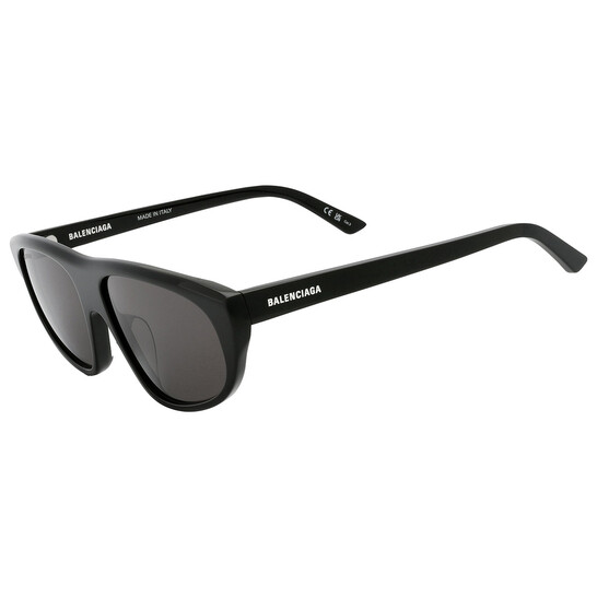 BALENCIAGA ブラックサングラス　BB0098S Balenciaga BB0098S Shiny Black Prescription Sunglasses - 50% Off