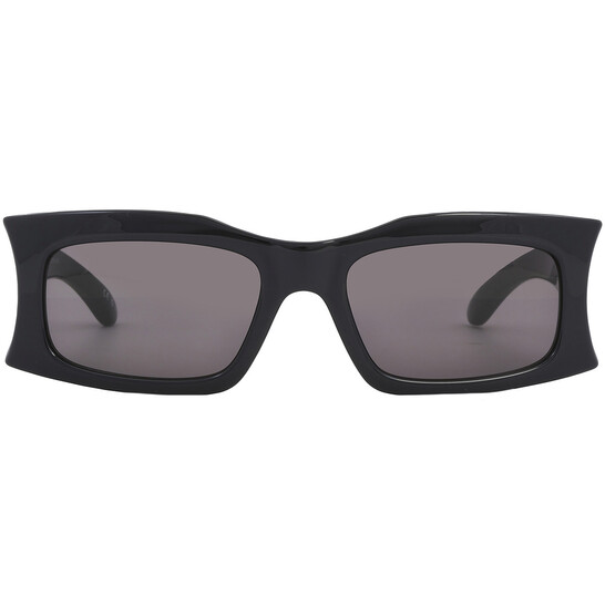 【美品】【BALENCIAGA】スクエアサングラスBB0291S-58 Balenciaga Grey Rectangular Unisex Sunglasses BB0291S 001 58
