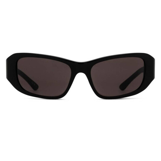 Balenciaga Grey Rectangular Unisex Sunglasses BB0365S 001 57