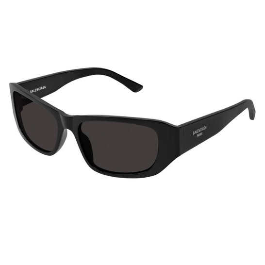 Balenciaga Grey Rectangular Unisex Sunglasses BB0365S 001 57