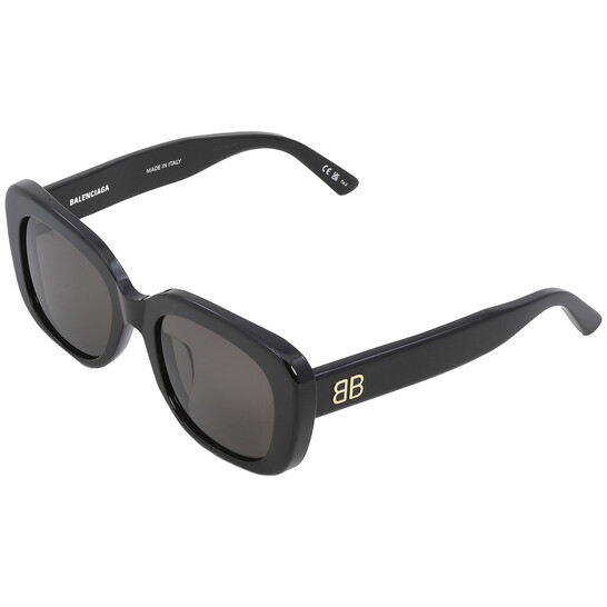 Balenciaga BB0295SK Sunglasses Black Frame gold metal Unisex Balenciaga BB0295SK Sunglasses | FREE Shipping - Go-Optic.com main image 3