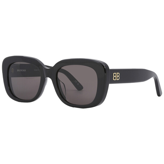Balenciaga Grey Square Ladies Sunglasses BB0295SK 001 54  display picture 1