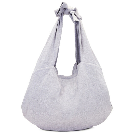 Balenciaga Heather Grey New Jersey Hobo Bag 792480 2AA6R 1424