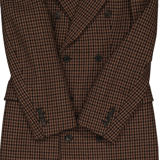 BALENCIAGAバレンシアガ　Hourglass Houndstooth Balenciaga Hourglass Houndstooth Double-Breasted Blazer
