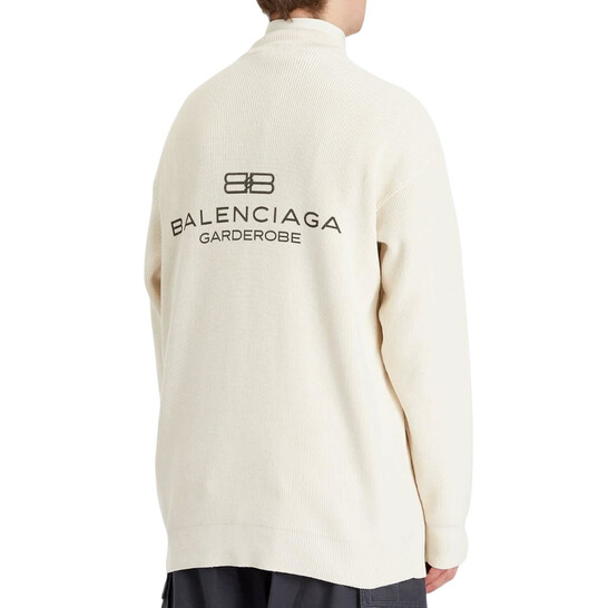 Balenciaga Interwined Zip Up Oversized Sweater, Size Small - 546x546 Image #3