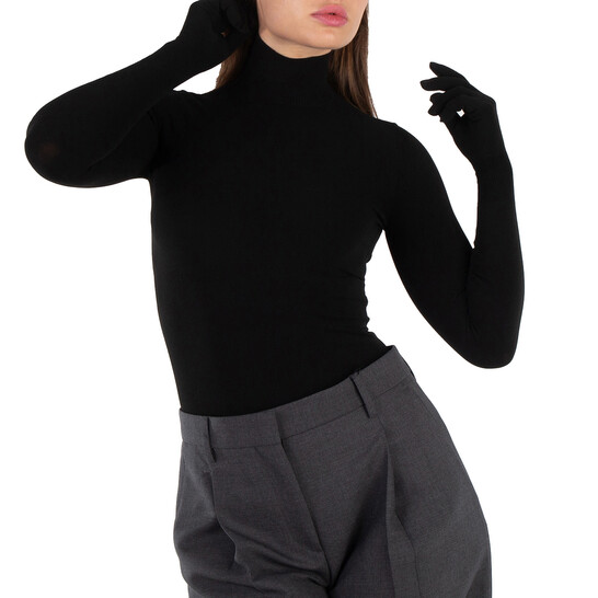 Balenciaga Ladies Black Gloves Sweater, Size Small 751118 T5201