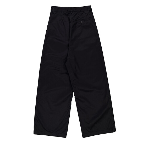パンツ BALENCIAGA Black viscose palazzo pant (843495TSO17 1000) FLARED TROUSERS IN FLUID VISCOSE – Suit Negozi Row